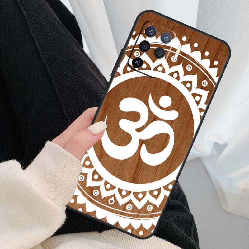 Yoga Om Hindu Symbol Case For Oppo A40 A60 A80 A5 Pro A15 A16 A17 A57 A77 A94 A74 A54 A76 A96 A18 A38 A58 A78 A98