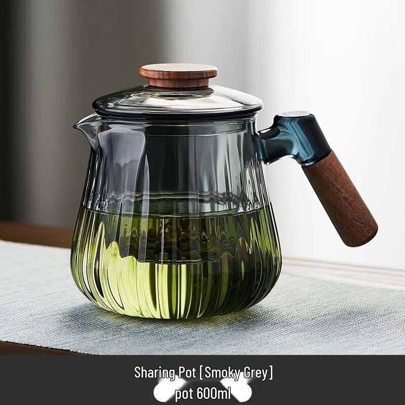 Glass Teapot Set with Cups