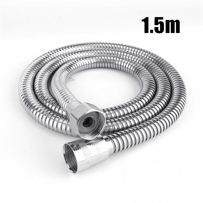 1.5M Shower Hose Stainless Steel Encrypted Explosion-proof Shower Extension Pipe Bidet Hose Bathroom Accessories