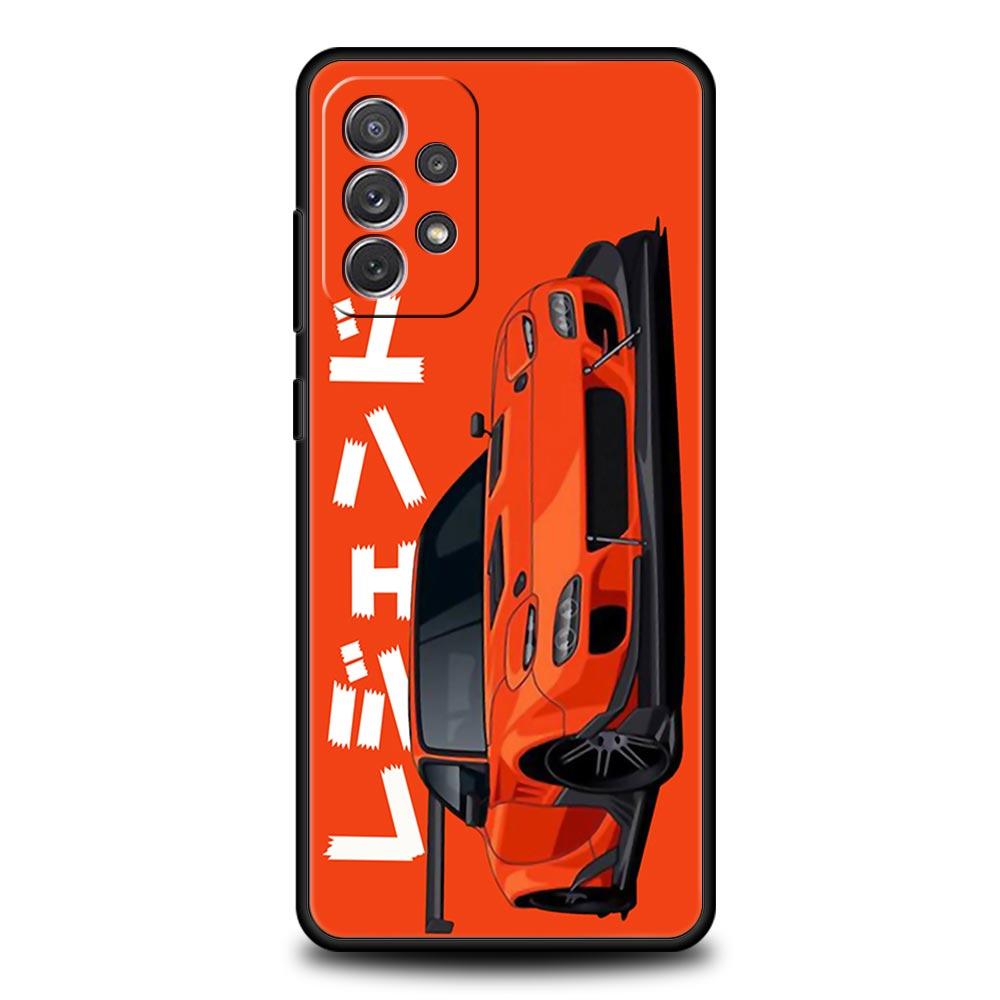 Чехол для телефона JDM Tokyo Drift Sports Car для Samsung A13 A51 A71 A41 A31 A21S A11 A01 A03S A12 A32 A52 A22 A23 A33 A53 A73 5G