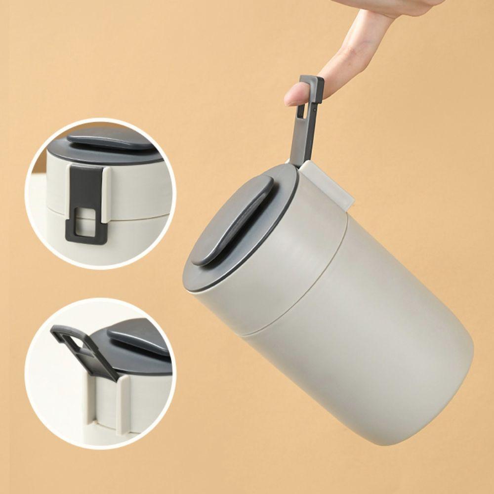 Removable Liner Insulated Breakfast Cup Double Layer Thermal Food Container  Winter