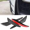 4Pcs Set Universal Carbon Fiber Bumper Canards Lip Spoiler Fit for Honda