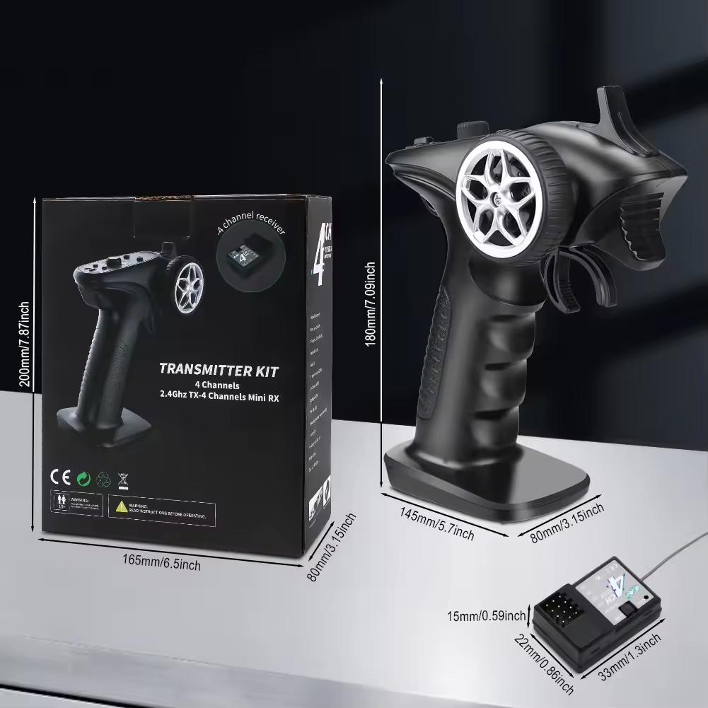 FPV 2.4GHz 4CH Drone Беспроводная система Передатчик С Приемником Подходит Для Дистанционно Управляемого Квадрокоптера