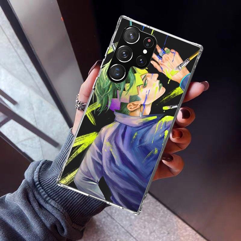 JoJo Adventure Rohan Kishibe Phone Case For Samsung Galaxy S26 S25 Edge S24 S23 Ultra S22 Plus S21 S20 FE Soft TPU Back Cover Fu