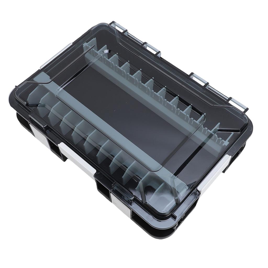 Squid Jig Hook Storage Case Container ABS Plastics Transparent Lid Squid Bait Lure Organizer Box Tackle Box for Sea