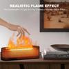 Flame Air Humidifier USB Ultrasonic Essential Oil  Diffuser With Colorful Light Mist Machine Simulate Fire Humidifier