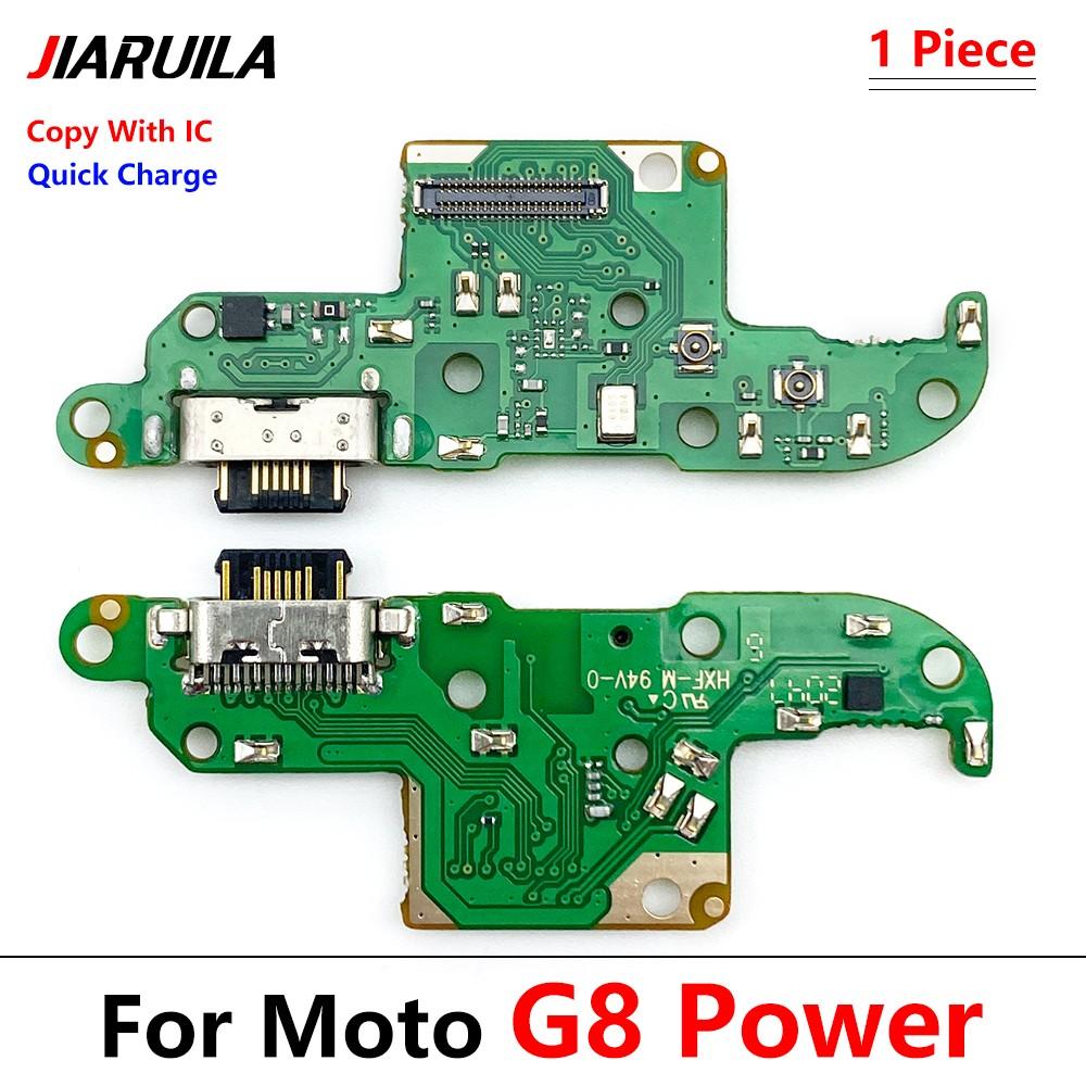 USB-зарядная станция с портом Micro-USB, шлейф с микрофоном и микросхемой для Moto G6 G7 G8 G9 Play Plus Power Lite