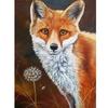 5D DIY Алмазная вышивка Лиса Полная площадь Алмазная картина Животное Вышивка крестом Осенние украшения