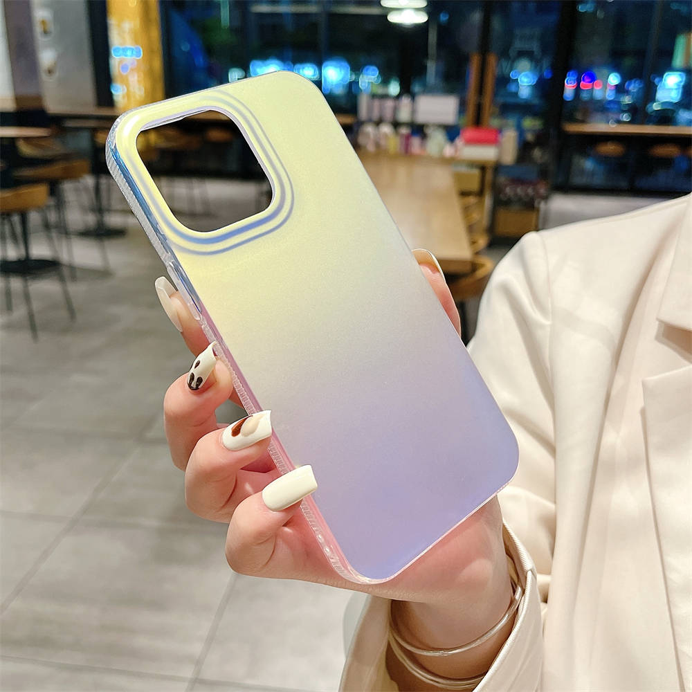 Роскошный матовый лазерный прозрачный чехол для телефона Iphone 14 Pro Max 13 12 Pro Max 13 14 Plus, противоударный бампер, мягкая задняя крышка