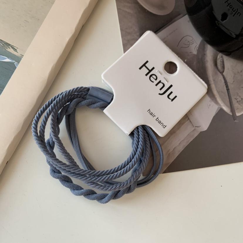 Высокоэластичная резинка цвета Morandi: Прочная, универсальная резинка для волос для высоких хвостов и тугих повязок