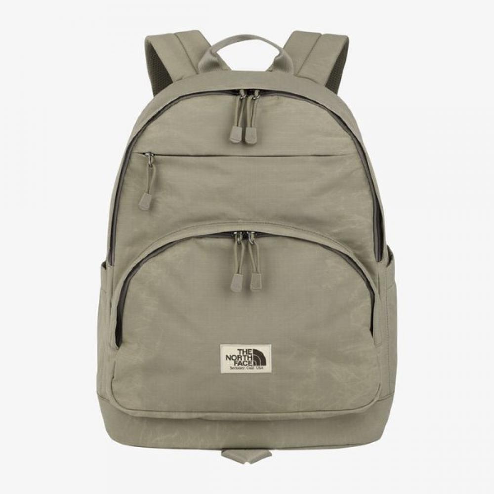 The North Face Unisex White Label Standard Backpack Medium Waxed Beige Brown Nm2