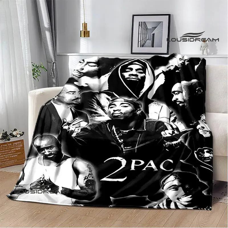 2PAC хип-хоп певица модное одеяло с принтом теплое одеяло мягкое и удобное одеяло домашнее дорожное одеяло подарок на день рождения