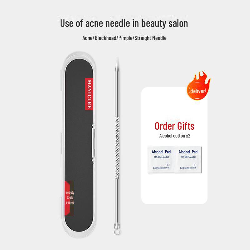 Набор ультратонких игл для лечения акне: Набор пинцетов и инструментов для удаления черных точек