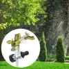 Sprayer Nozzle with Pin Direction Adjustment 360 Degrees Rotating Far Distance Large Area Sturdy Rocker Nozzle Garden Supply