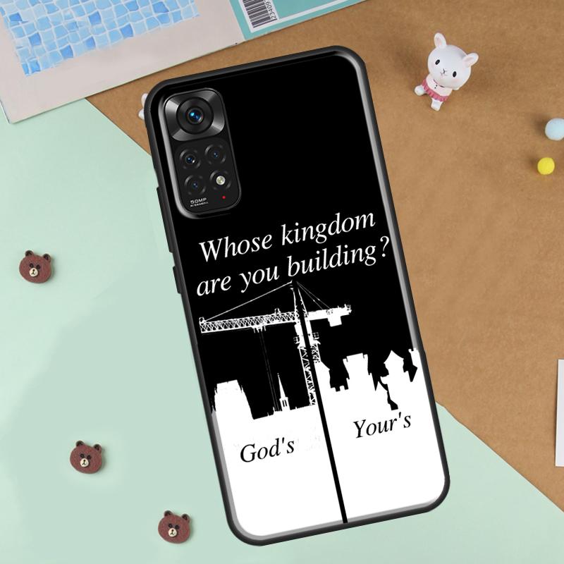 Христианский религиозный чехол для телефона с изображением Иисуса для Xiaomi Redmi Note 12 8 9 10 11 Pro 8T 9S 10S 11S 12S 10A 9C 10C 12C