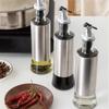 Масленка Стеклянная Бытовая Кухня Бутылка масла из нержавеющей стали Герметичная кастрюля для уксуса Маленький масляный бак Бутылка для соуса и уксуса Бутылка для приправ