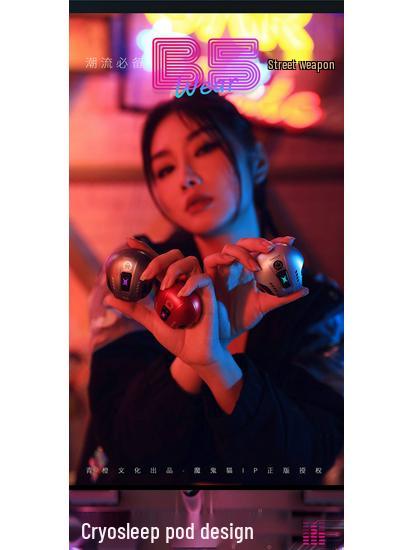 Беспроводные игровые Bluetooth-наушники Devil Cat B5: Низкая задержка, Внутриканальные, Активное шумоподавление (ANC), Высокое качество звука.