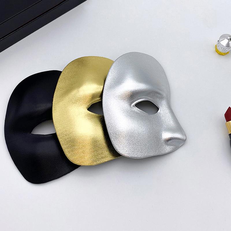 The Phantom Cosplay Half Face Mask Plastic Horror Mask Party Supplies Cosplay Props Festival Accessories
