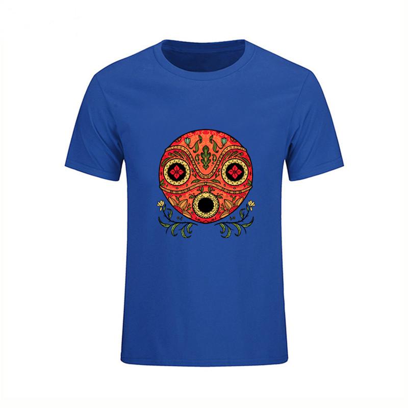 Designer Men T Shirt Funny Dia De Los Mononoke 3D Printed Male Top Tees
