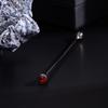 Detachable Crystal Tie Collar Needle Spiral Buckle Neckline Pin Shirt Collar Pin  Banquet