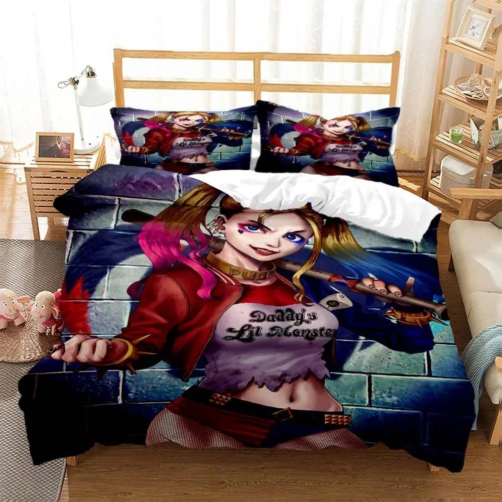 Ugly Girl Digital Print Polyester Bedding Sets Child Kids Covers Boys Bed Linen Set For Teens Bedding Set Bed Comforter Set