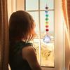 Faux Crystal Suncatcher Hanging Decoration Outdoor Pendant Rainbow Maker Prism Indoor Ornament Loss of