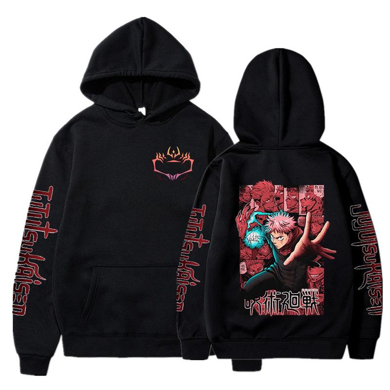 Ryoumen Sukuna Anime Graphic Printed Hooded Jujutsu Kaisen