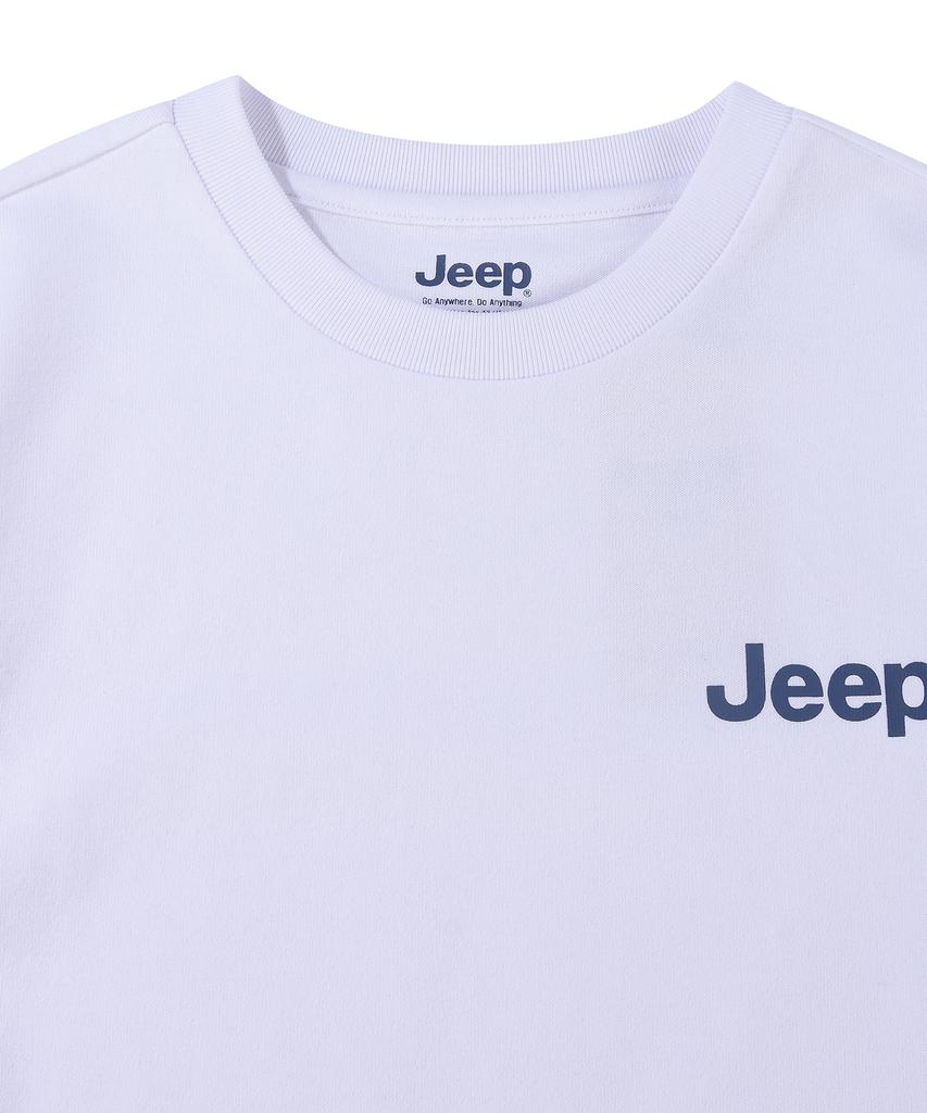 JEEP Футболка с коротким рукавом из плотного хлопка с маленьким логотипом (Jr5Tsu192Wh)