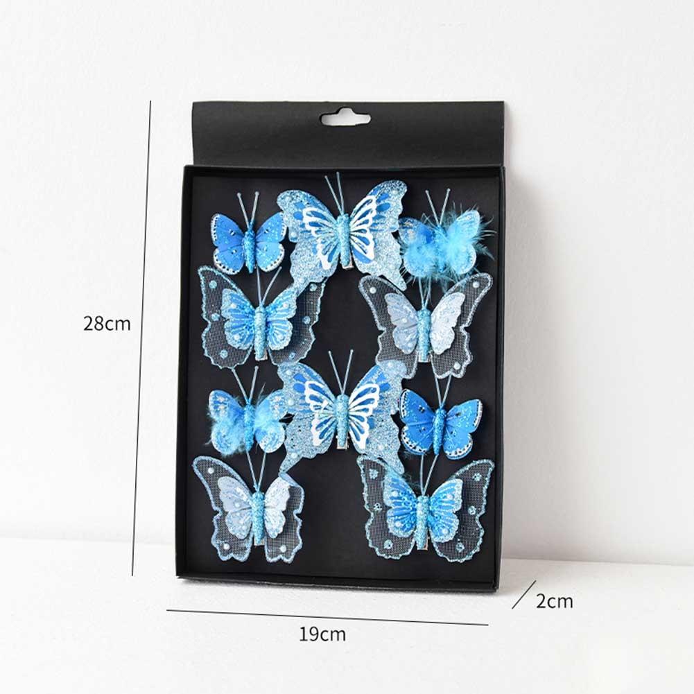 Butterfly Christmas Decoration Handmade Butterfly Set