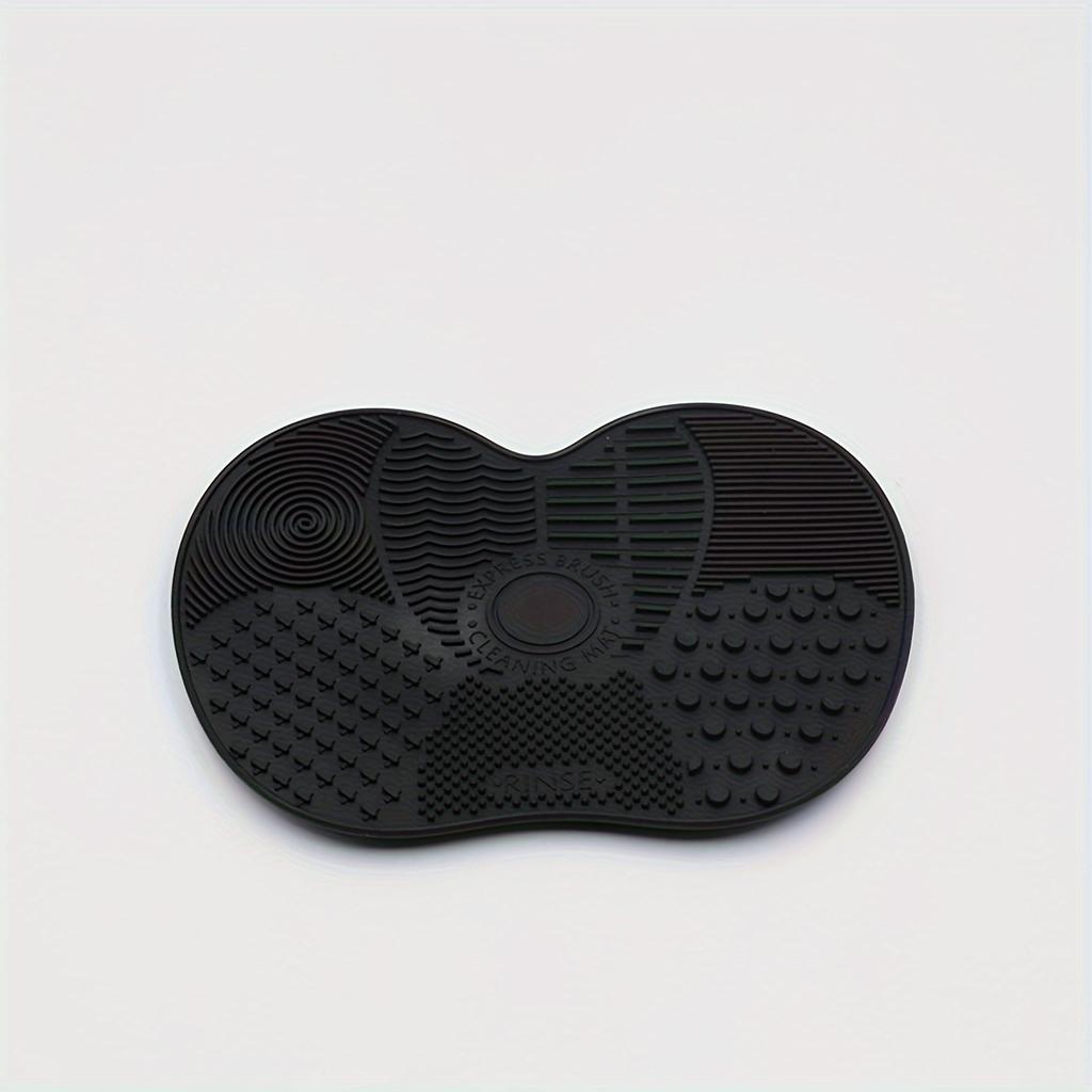 Многофункциональный коврик для чистки пудры с присоской, силиконовый коврик для кистей, инструмент для чистки косметических кистей