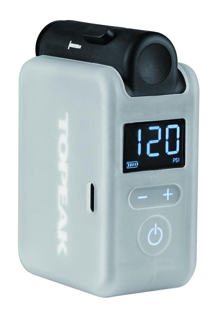 Topeak Digital Electric Pump with Digital Gauge for Bicycle Black E-Booster Tires,