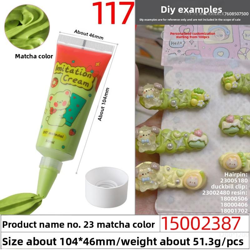 50g Eco-friendly and Easy-to-squeeze Simulated Cream Glue, Handcrafted Cream Glue Oil Glue