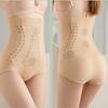 Бесшовные женские трусики с контролем живота, высокая талия, плоские трусики для коррекции живота, нижнее белье для похудения, антибактериальные трусы