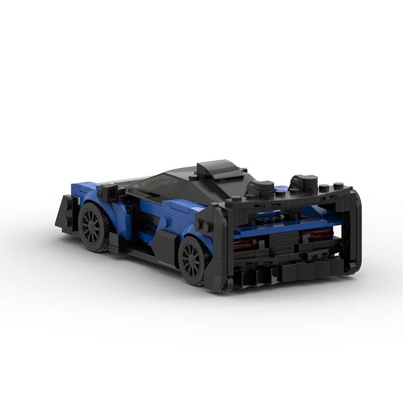 Building Block Compatible Mclaren Senna Gtr Creative Assembly Sports Car Racing Gift Small Particles Puzzle