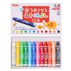 Pentel Crayon Washable Futokurayon GWM1-12 12 Colors