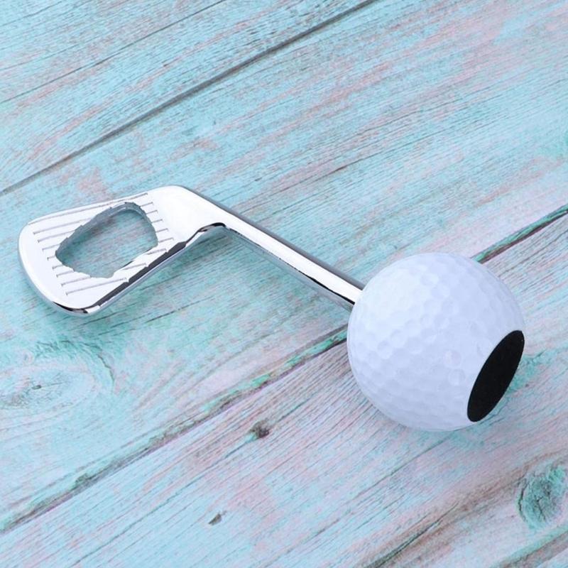Creative Golf Putter Beer Opener Zinc Alloy Bottle Opening Tool for Wedding Party Practical Bottle Lid Remover