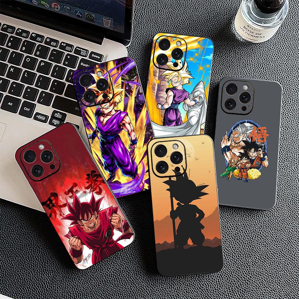 for Samsung Galaxy Note 20 Ultra 10 8 9 S10 Plus Lite S8 A70 A24 A25 S10E A21S A37 A57 A51 A7 Case Dragons Gokus Balls Son Gohan