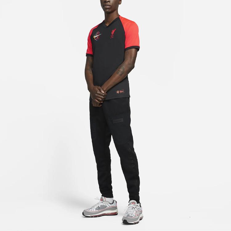 Nike Мужские футбольные майки с короткими рукавами Liverpool FC Dri-FIT черные DJ1452-165