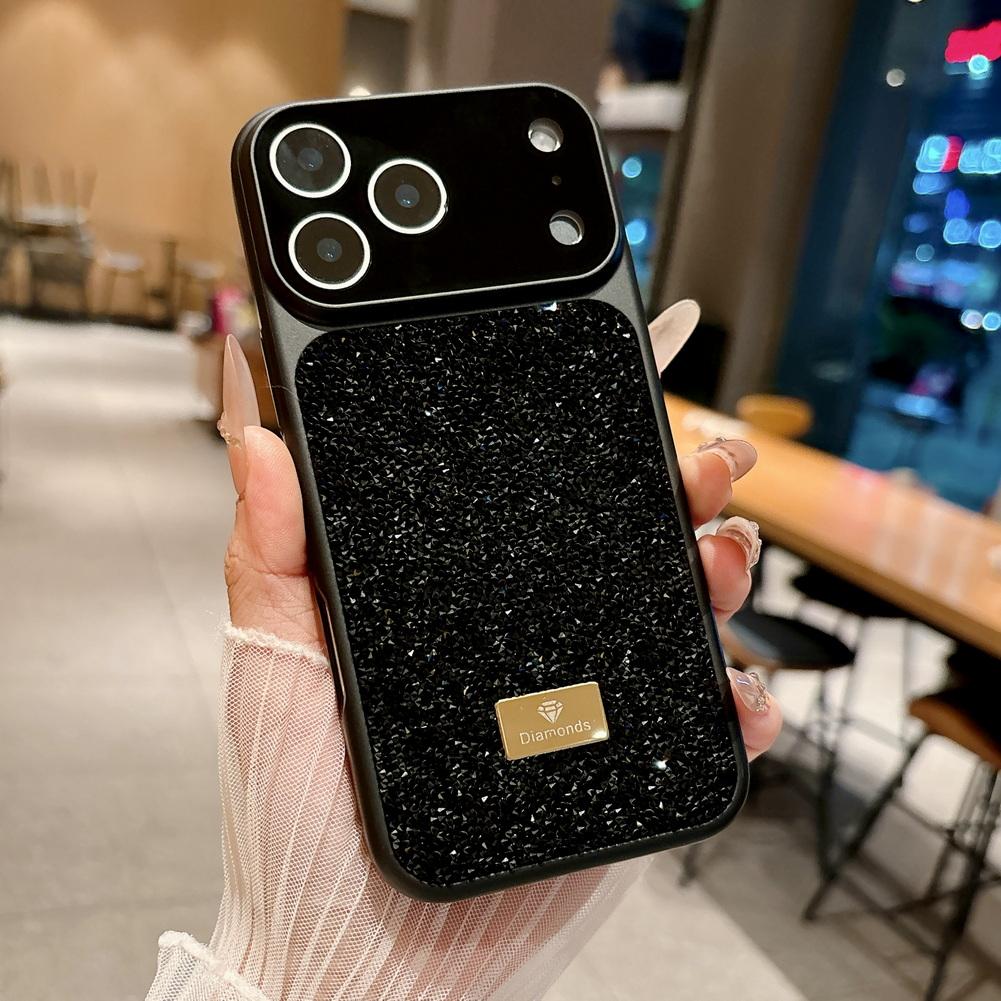 Телефонный чехол с бриллиантами, сверкающие стразы на задней панели для iPhone 17 Pro Max 17 Pro Air 16 Pro 15 + 14 13, Защитная крышка для камеры