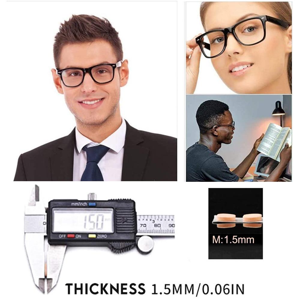 Мягкий пенопластовый держатель для очков, не оставляющий складок, носоупоры для очков, нескользящие носоупоры из ЭВА, самоклеящиеся