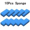 Губка-аппликатор для нанесения керамического покрытия на стекло, губки для нано-воскового покрытия, синяя квадратная губка и тканевая щетка для чистки автомобиля