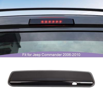 Наклейки для украшения стоп-сигнала, установленного высоко на автомобиле, для Jeep Grand Commander 2006-2010, аксессуары для экстерьера автомобиля, дымчато-черные.