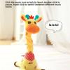 Милая плюшевая игрушка-жираф с поющим и качающимся дизайном для ежедневного детского подарка