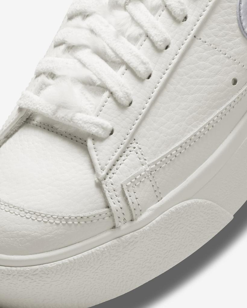 Sneakers Nike Blazer Low Platform Women Sail/metalic Silver