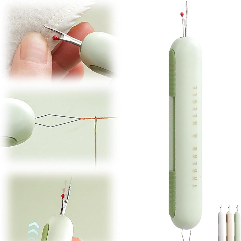 Обновление 2024 2 в 1 Нитевдеватель Вспарыватель швов, Нитевдеватели Вспарыватели швов для шитья, Набор для нитевдевания и вспарывания швов Инструмент для вспарывания швов для пожилых