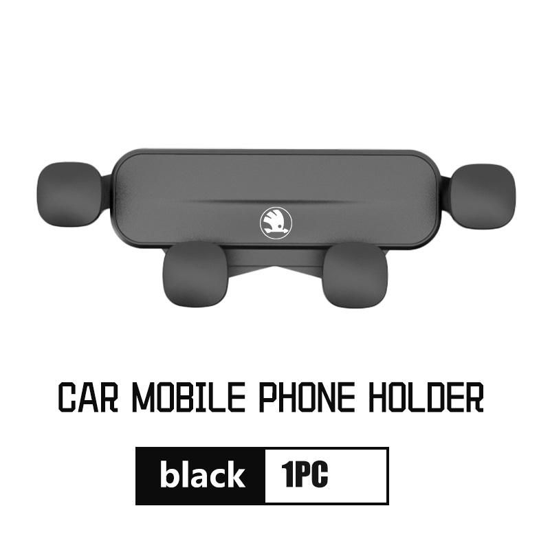 zbfwl3 For Skoda Car Phone Holder Air Conditioning Vent Mobile Phone Support Accessories octavia a5 a4 mk1 2 fabia superb rapid mk3