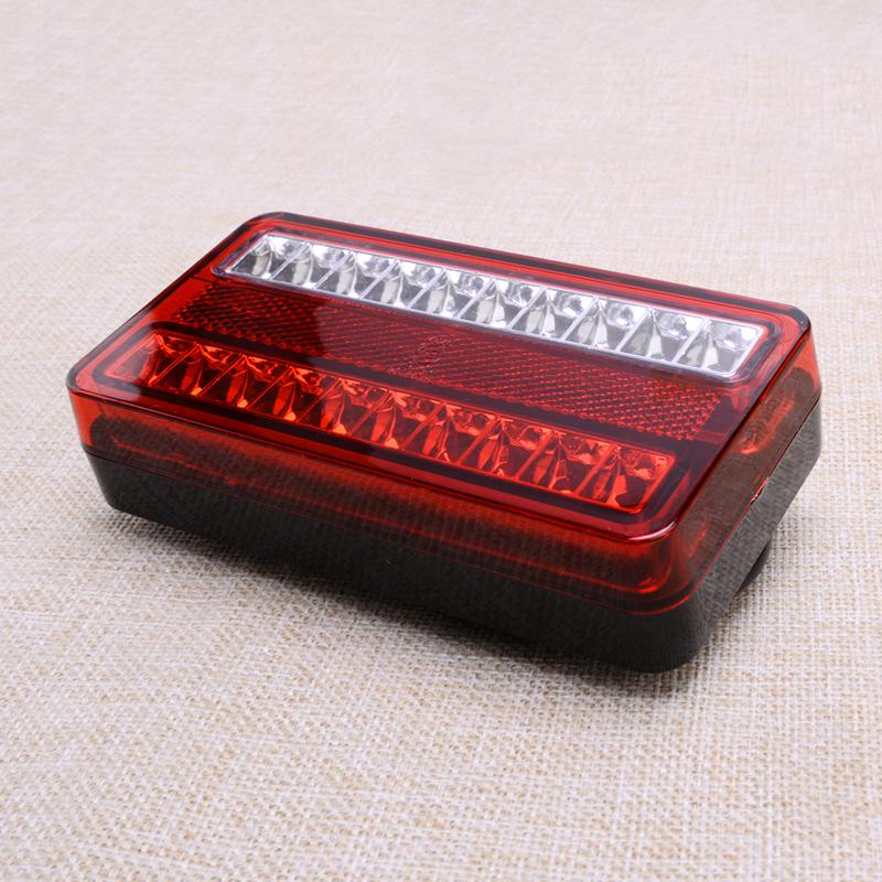 4pcs 12V 20LED Universal Trailer UTE Truck Caravan Camper Bus Taillight Brake Light Rear Lamp Indicator New