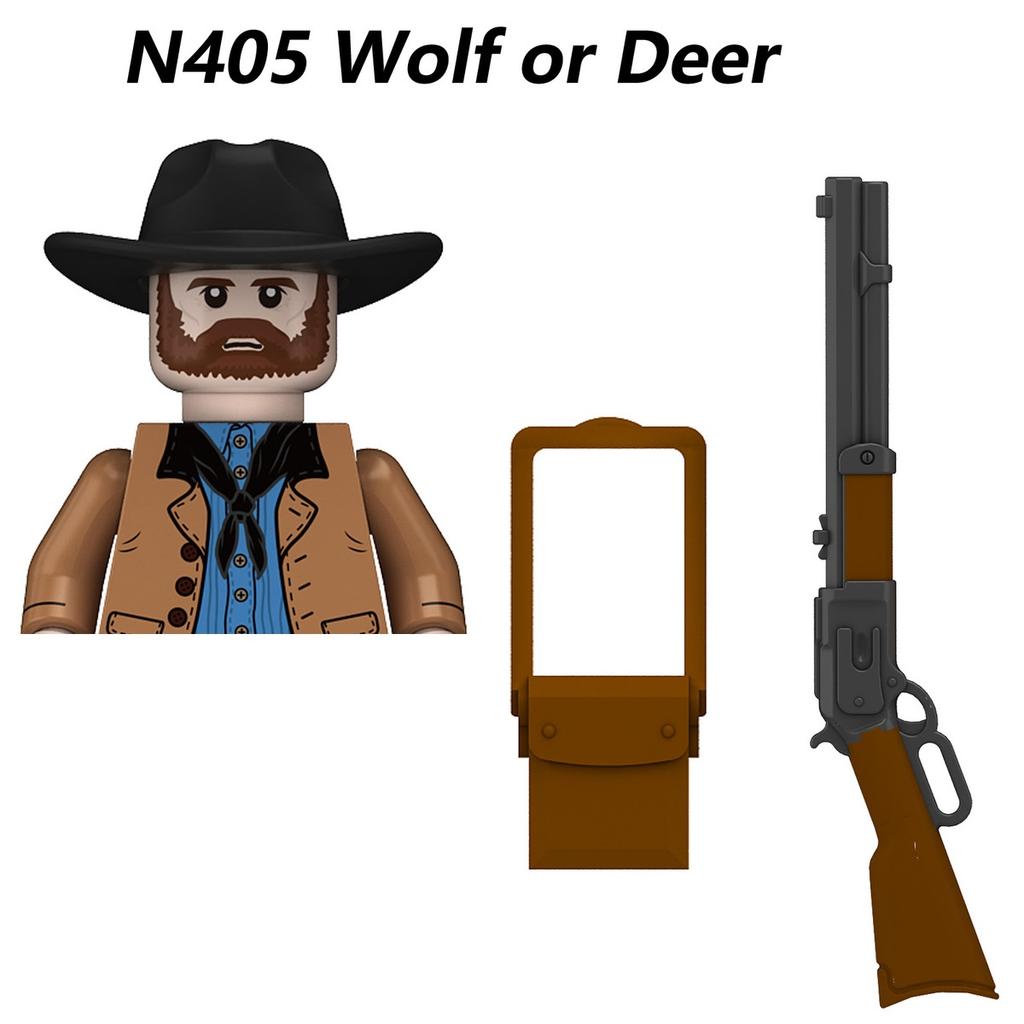 West Cowboy Westworld Building Blocks Police John Marston Arthur Morgan Mini Action Figure Toys