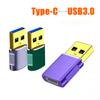 Легкие адаптеры-конвертеры USB3.0 «папа» — «мама» типа C поддерживают быструю зарядку 5 В 2 А и передачу данных со скоростью 5 Гбит/с