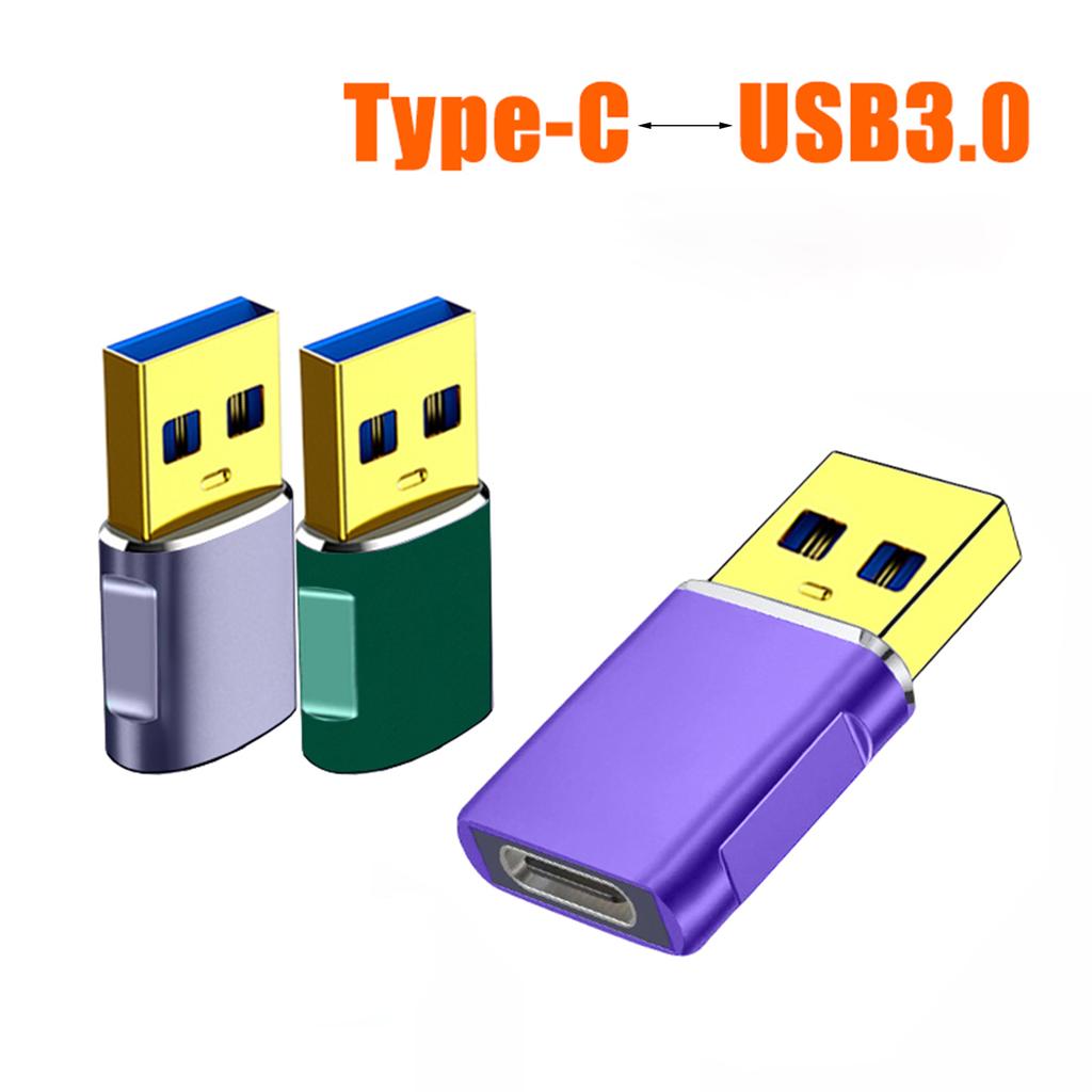Легкие адаптеры-конвертеры USB3.0 «папа» — «мама» типа C поддерживают быструю зарядку 5 В 2 А и передачу данных со скоростью 5 Гбит/с